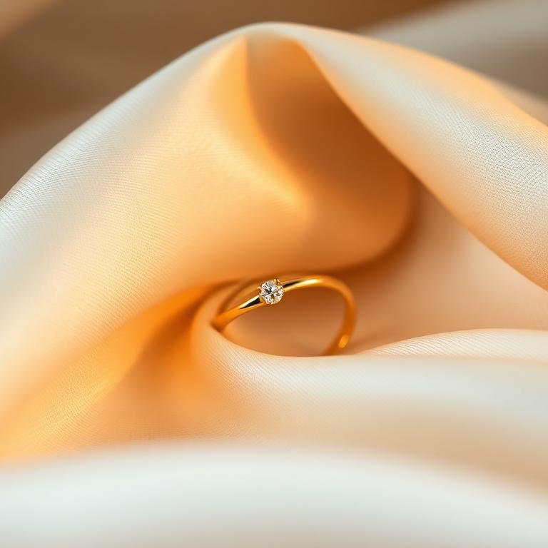 Anel delicado dourado